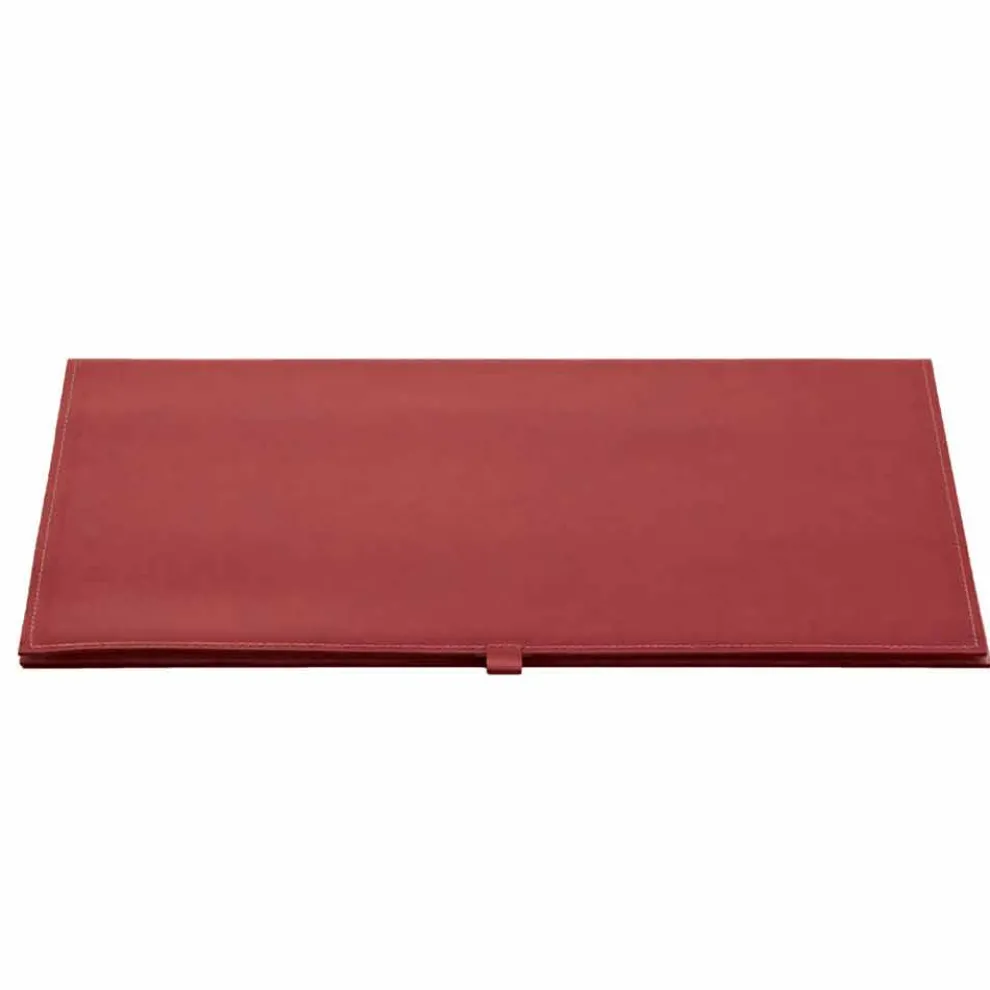Öffnbarer Designtisch aus regeneriertem Leder Made in Italy - Aristoteles