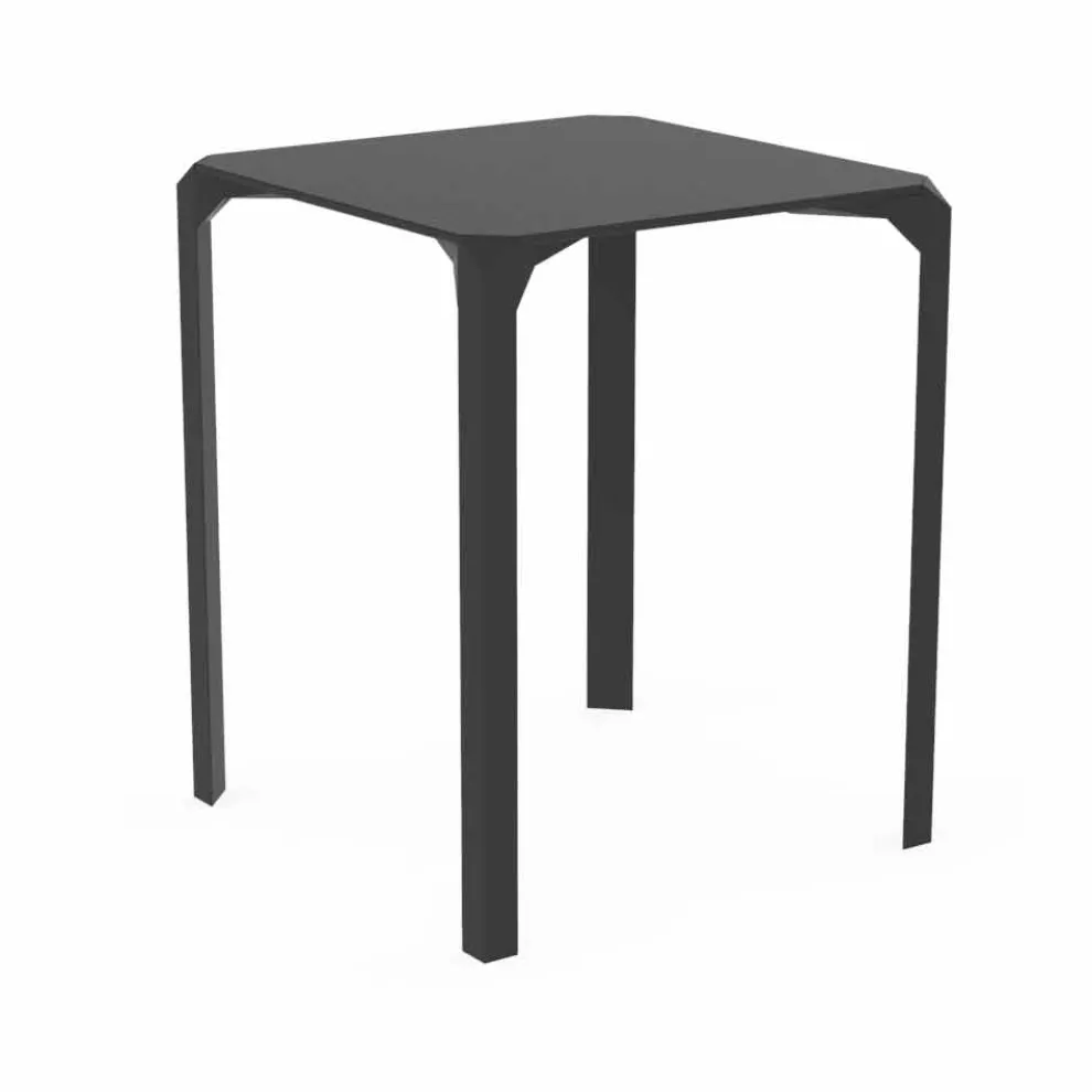 Quadratischer Esstisch Vondom Quartz, modernes Design, 2 Stücke