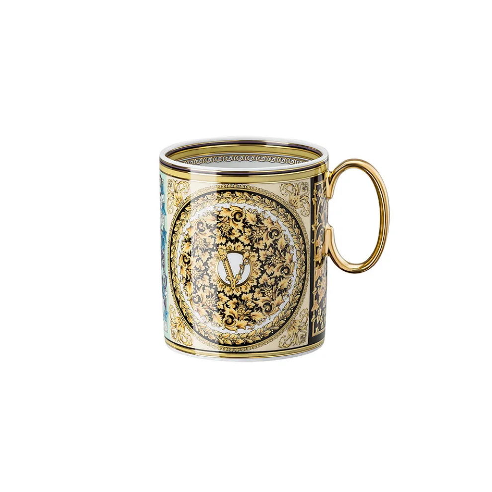 Rosenthal Versace Barocco Mosaic 4 Gläser mit Porzellanhenkel - Mosaik