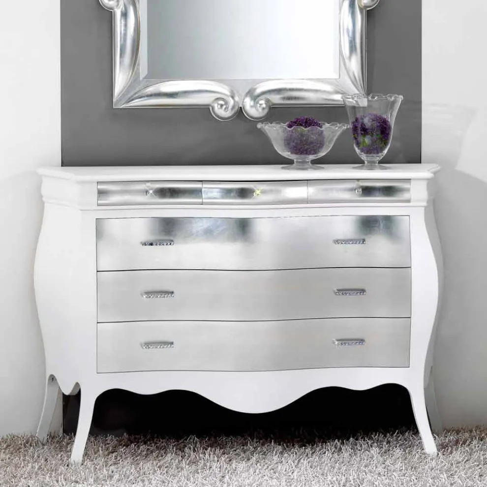 Klassische Kommode Sideboard mit 6 Schubladen