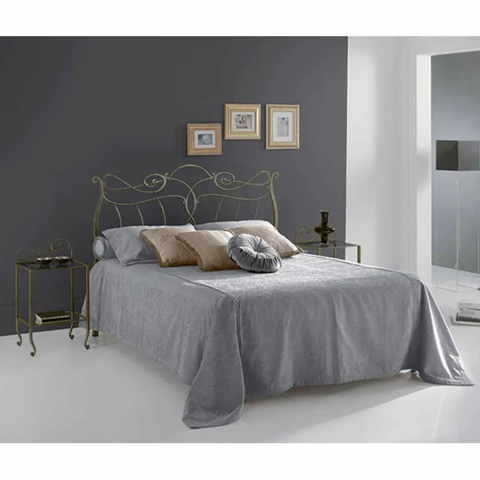 Venere Jugen Quee Size Bett aus Schmiedeeisen in Design