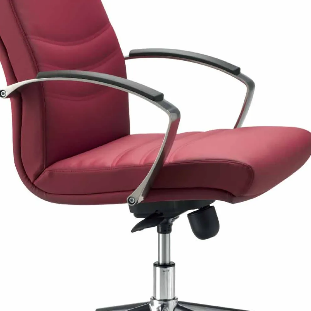 Bürostuhl aus Kunstleder in modernem Design Debora