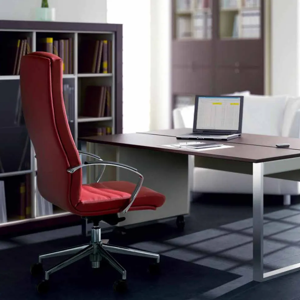 Bürostuhl aus Kunstleder in modernem Design Debora