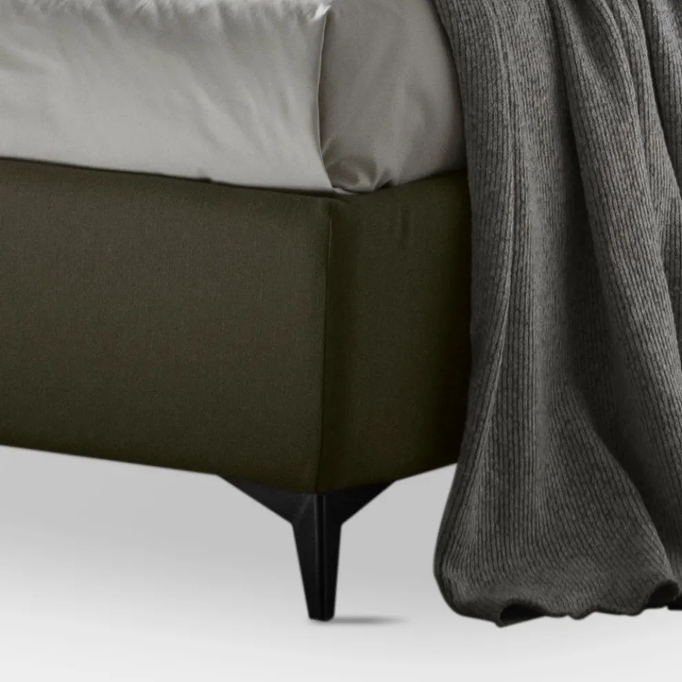 Doppelbett 160x190 mit mittig geteiltem Kopfteil Made in Italy - Celesti