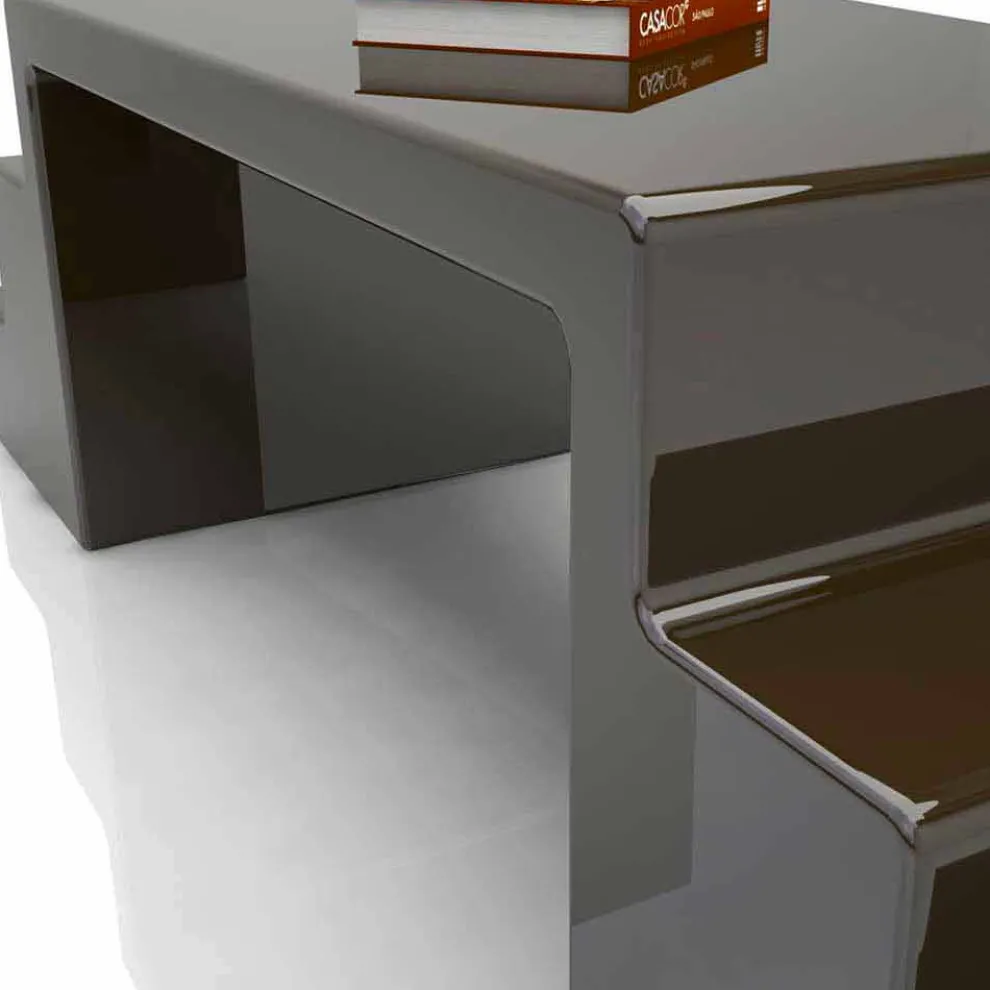 Moderner Schreibtisch Abbott weiß, grün oder moka