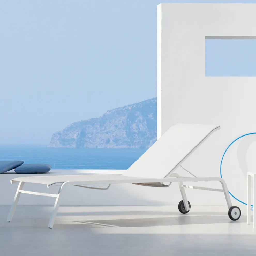 Made in Italy Stapelbares Gartenbett 2 Stück - Aberdeen