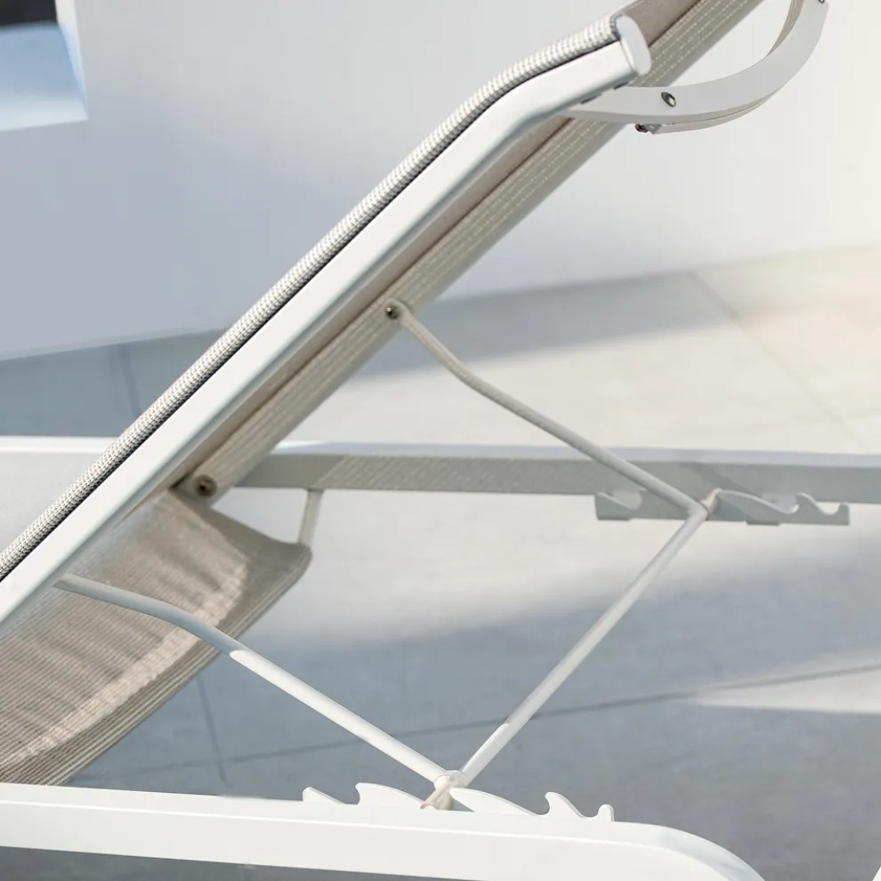 Made in Italy Stapelbares Gartenbett 2 Stück - Aberdeen