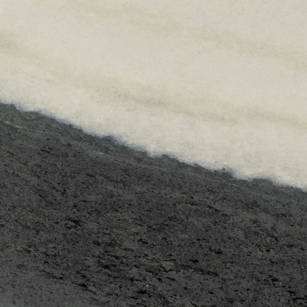 Gartentisch mit Holzgestell und Keramikplatte Panda White - Infinity