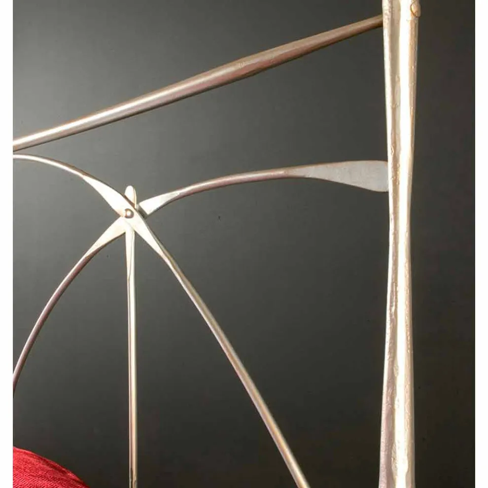 Persefone Doppelbett aus Schmiedeeisen in Design