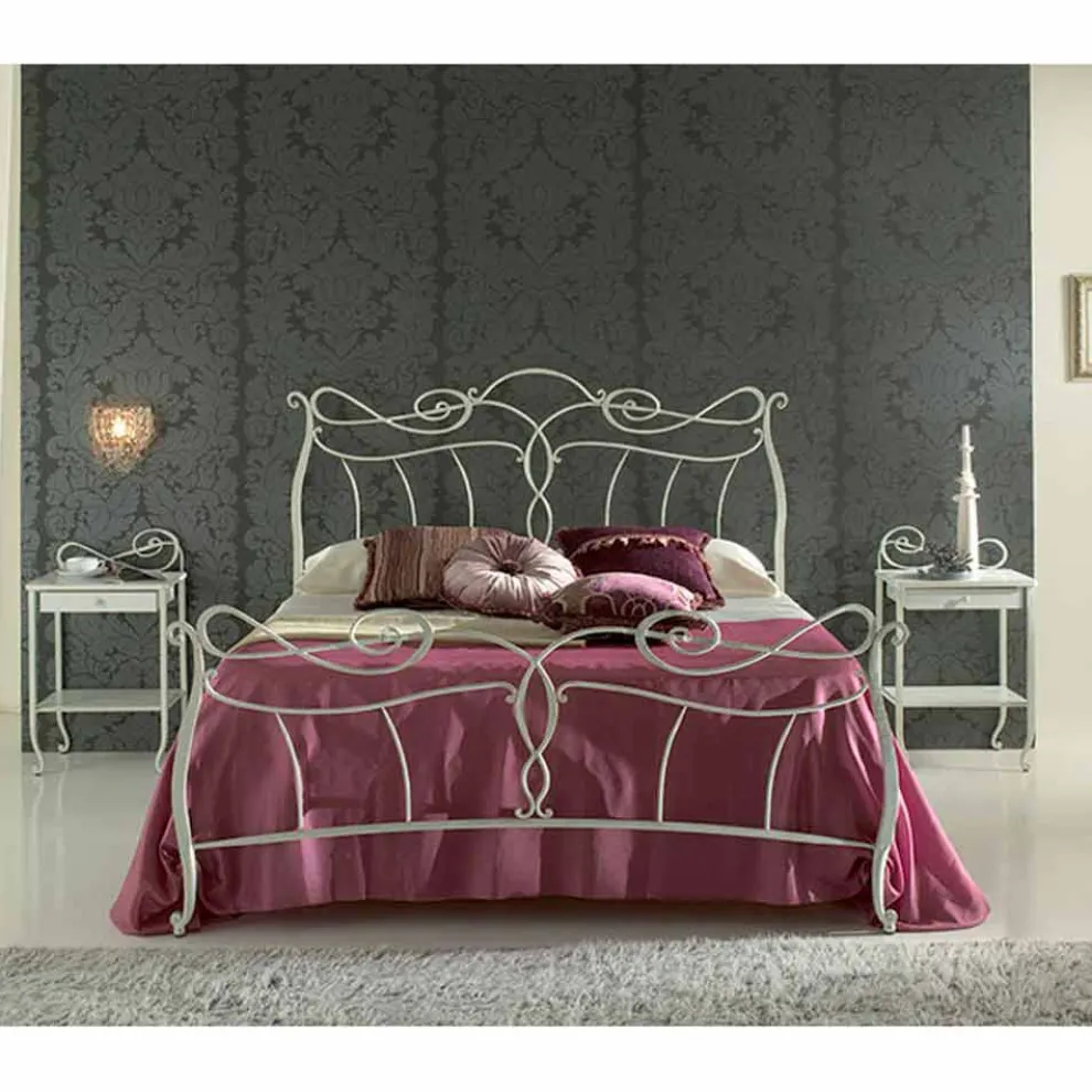 Venere Einzelbett aus Schmiedeeisen in Design