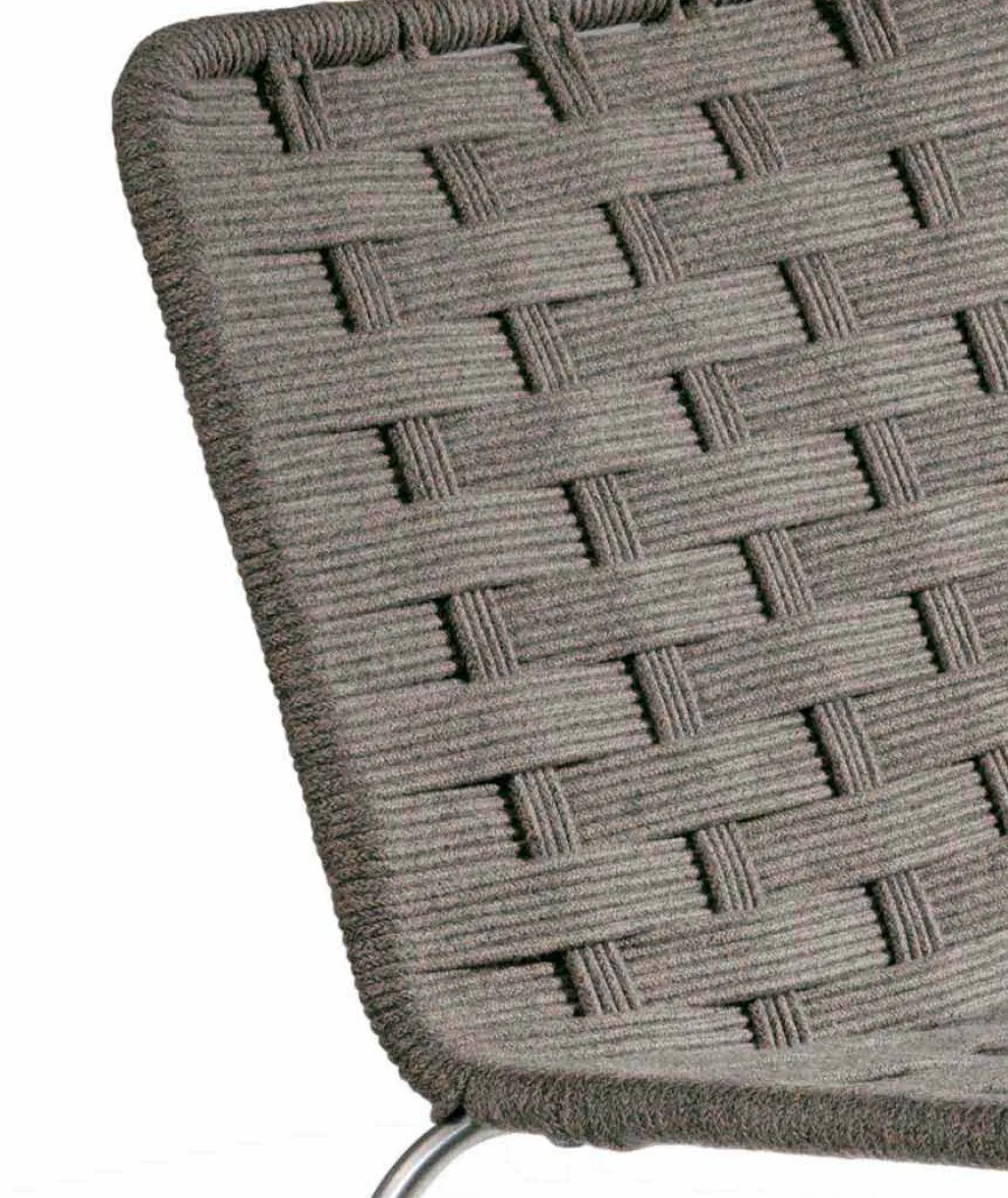 Gartensessel mit modernem Design im Seil Made in Italy - Madagaskar3