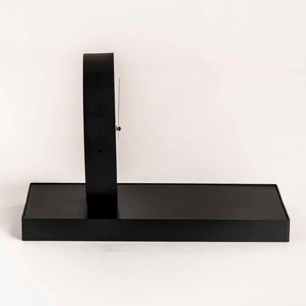 Drehtischuhr mit Stahlspiegel Made in Italy - Verdienstvoll