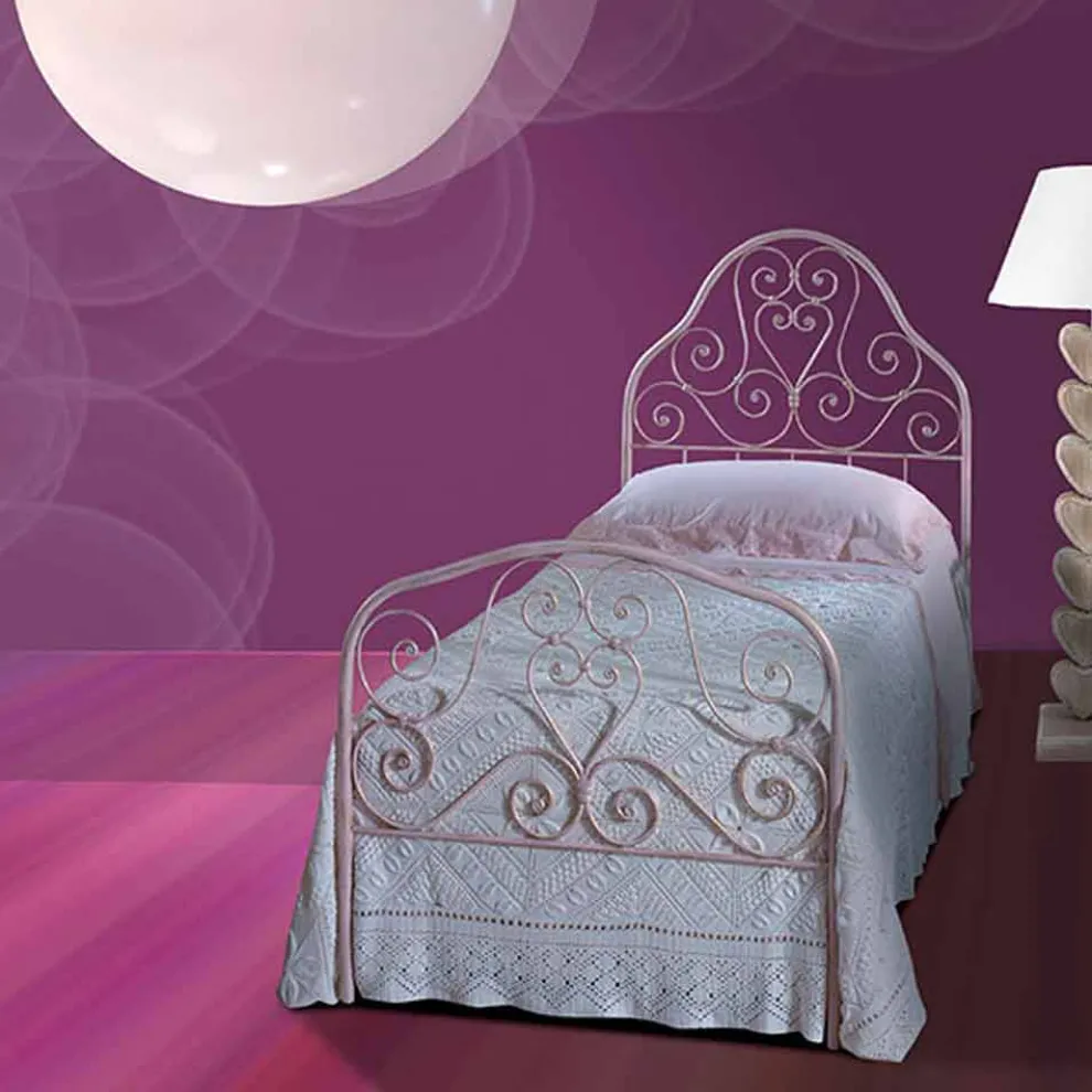 Calla Einzelbetten aus Schmiedeeisen in Design