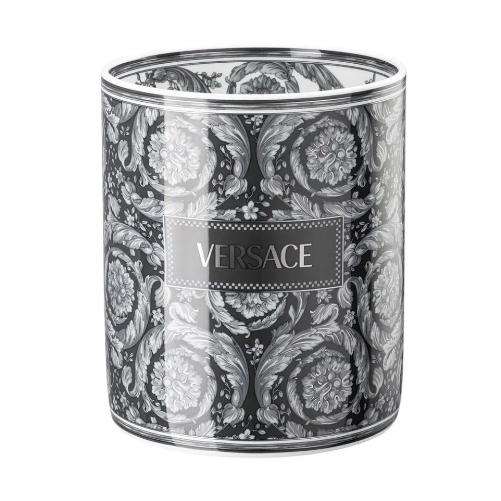 Rosenthal Versace Barock-Porzellanvase mit Ton-in-Ton-Farben - Barock