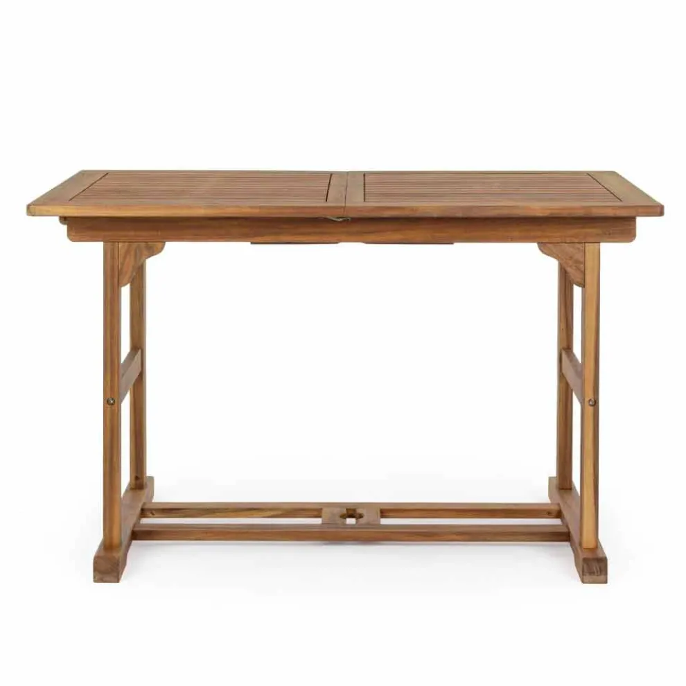 Ausziehbarer Tisch im Freien Bis zu 160 cm in Akazienholz - Wolke