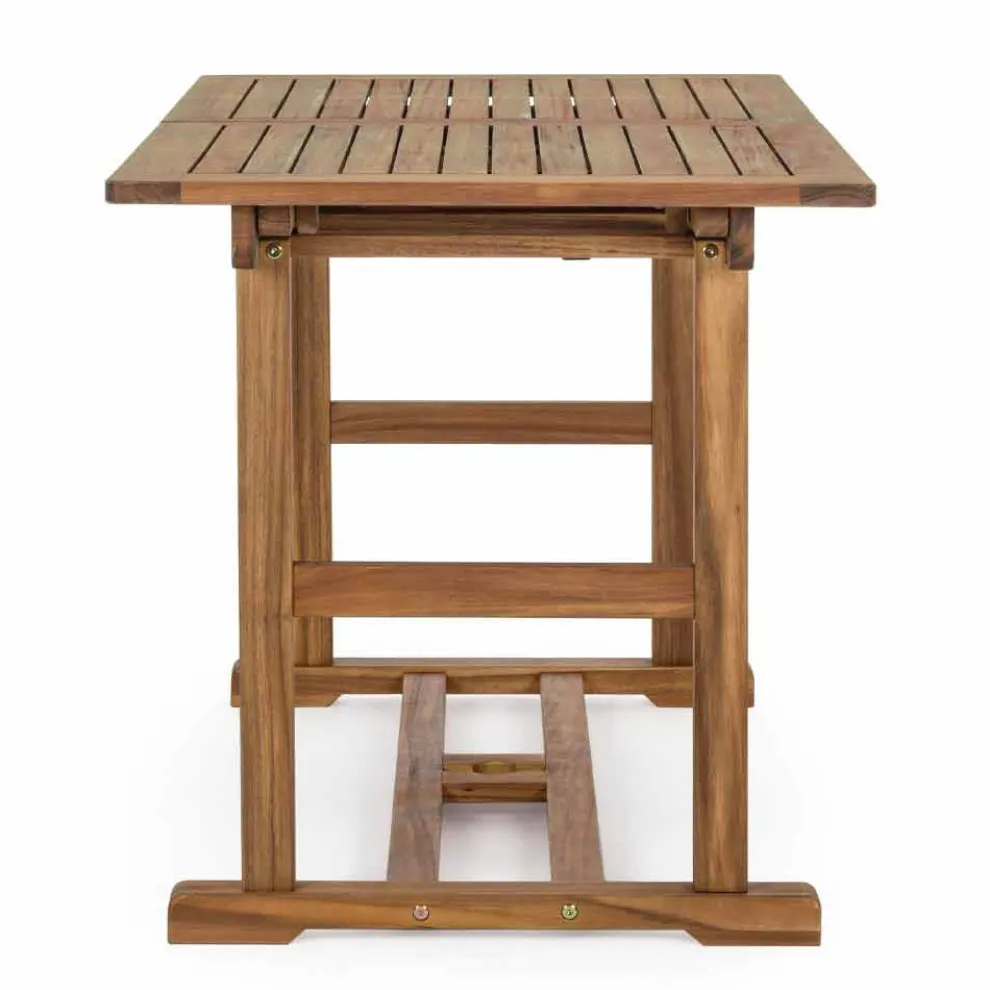 Ausziehbarer Tisch im Freien Bis zu 160 cm in Akazienholz - Wolke