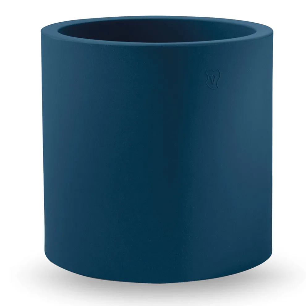 Dekorative Vase in zylindrischer Form aus Polyethylen Made in Italy - Tonello