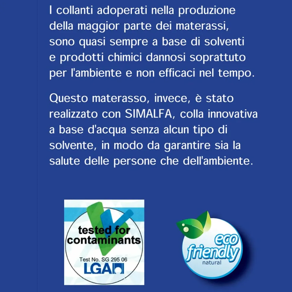 Bio Shape Doppelmatratze, made in Italy