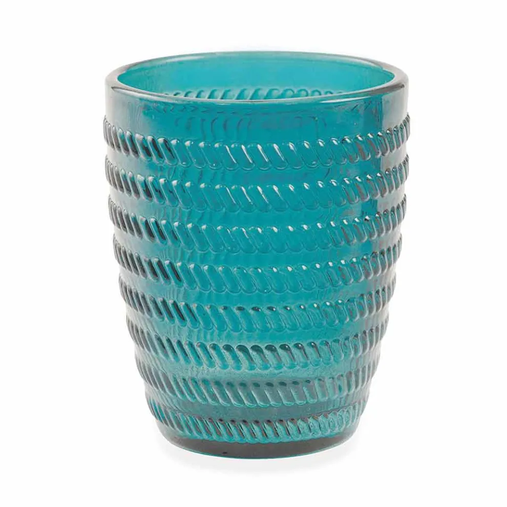 Moderne farbige Glas dekorierte Gläser, die Wasser 12 Stücke dienen - mischen