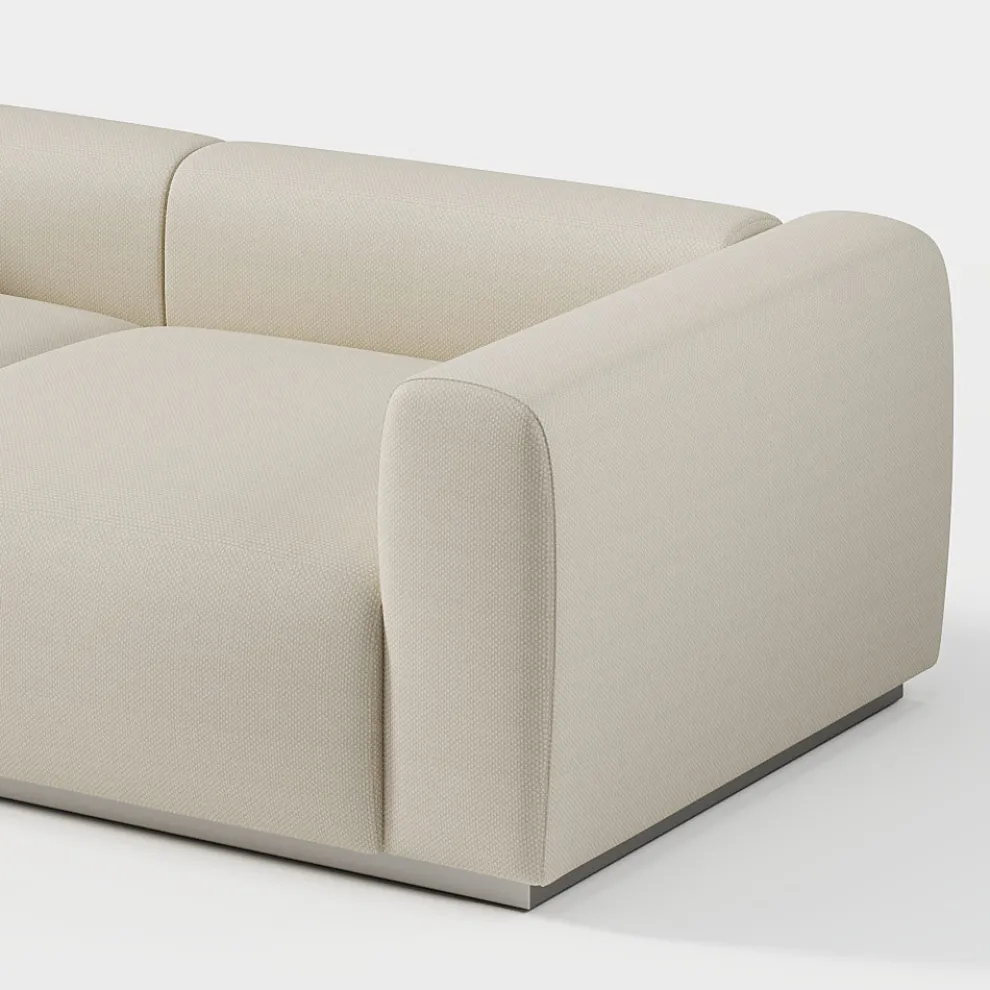 Outdoor-Schnittsofa aus marineblauem Sperrholz Made in Italy - Bahias