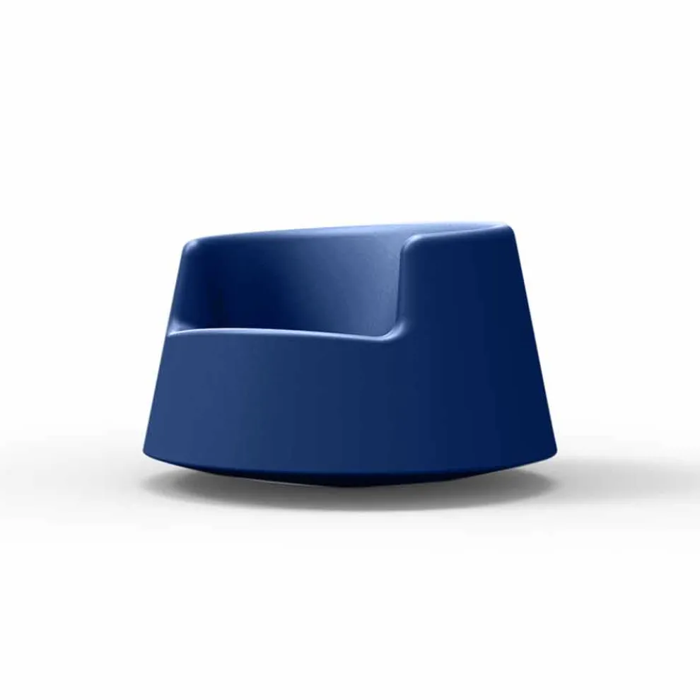 Moderner Gartensessel aus Polyethylen, Roulette von Vondom