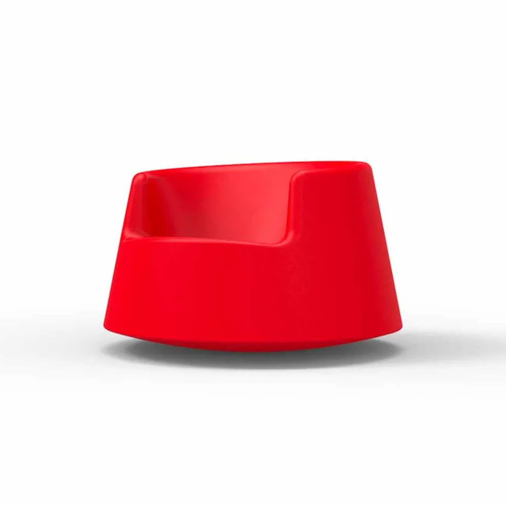 Moderner Gartensessel aus Polyethylen, Roulette von Vondom