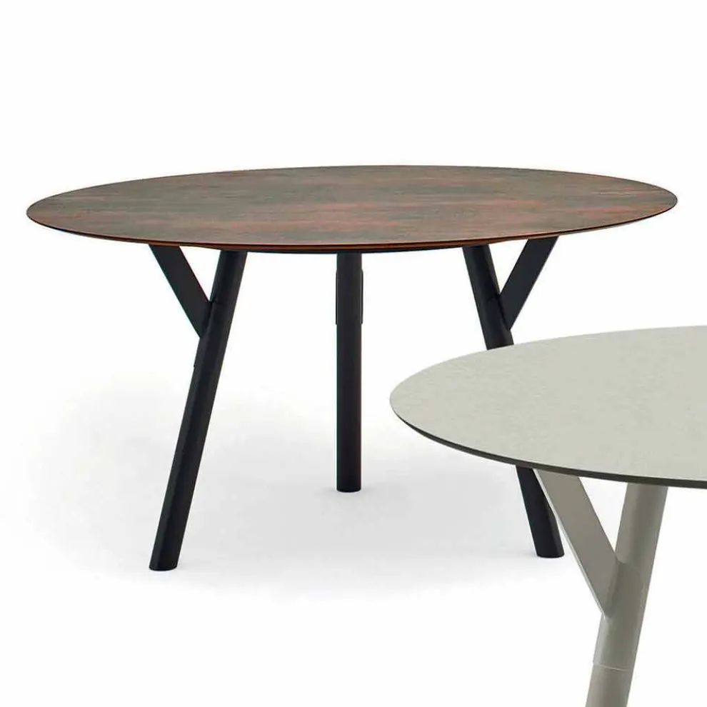 Esstisch rund H 75 cm Varaschin