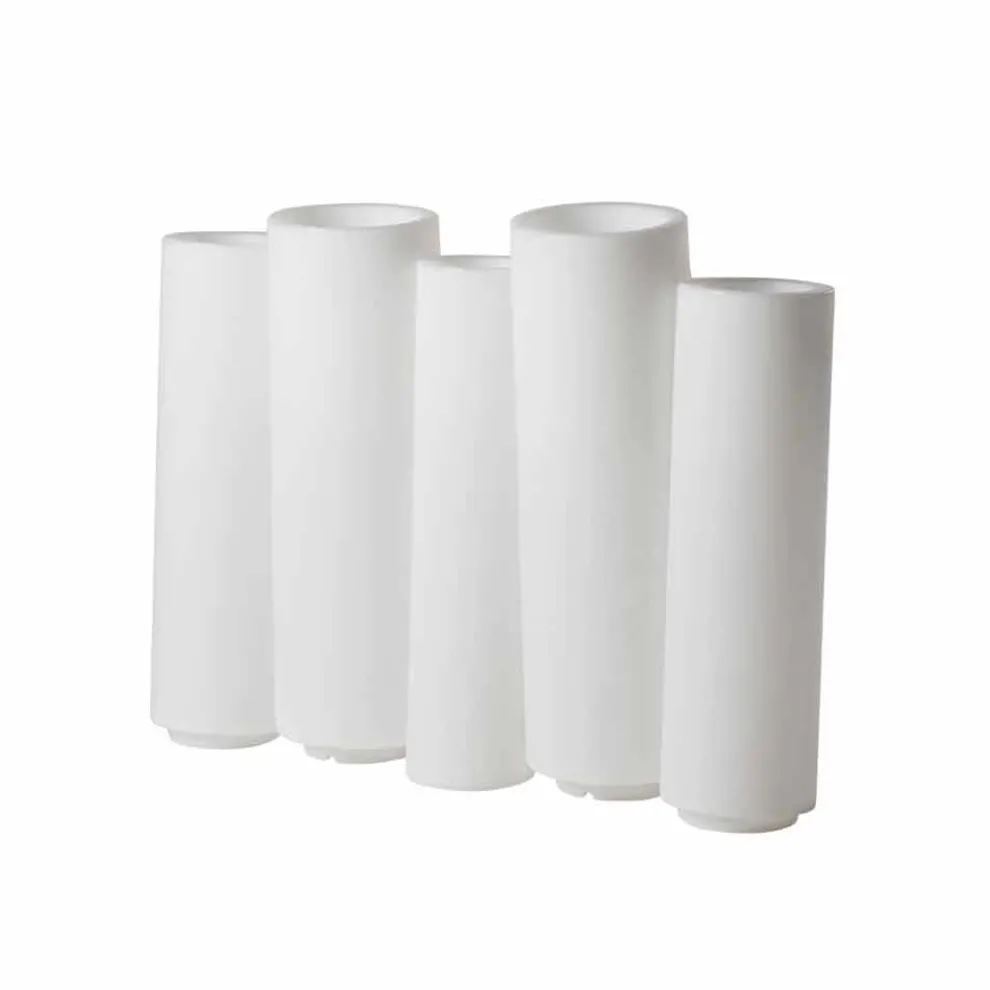 Helle dekorative Outdoor / Indoor Vase Slide Bambus hergestellt in Italien