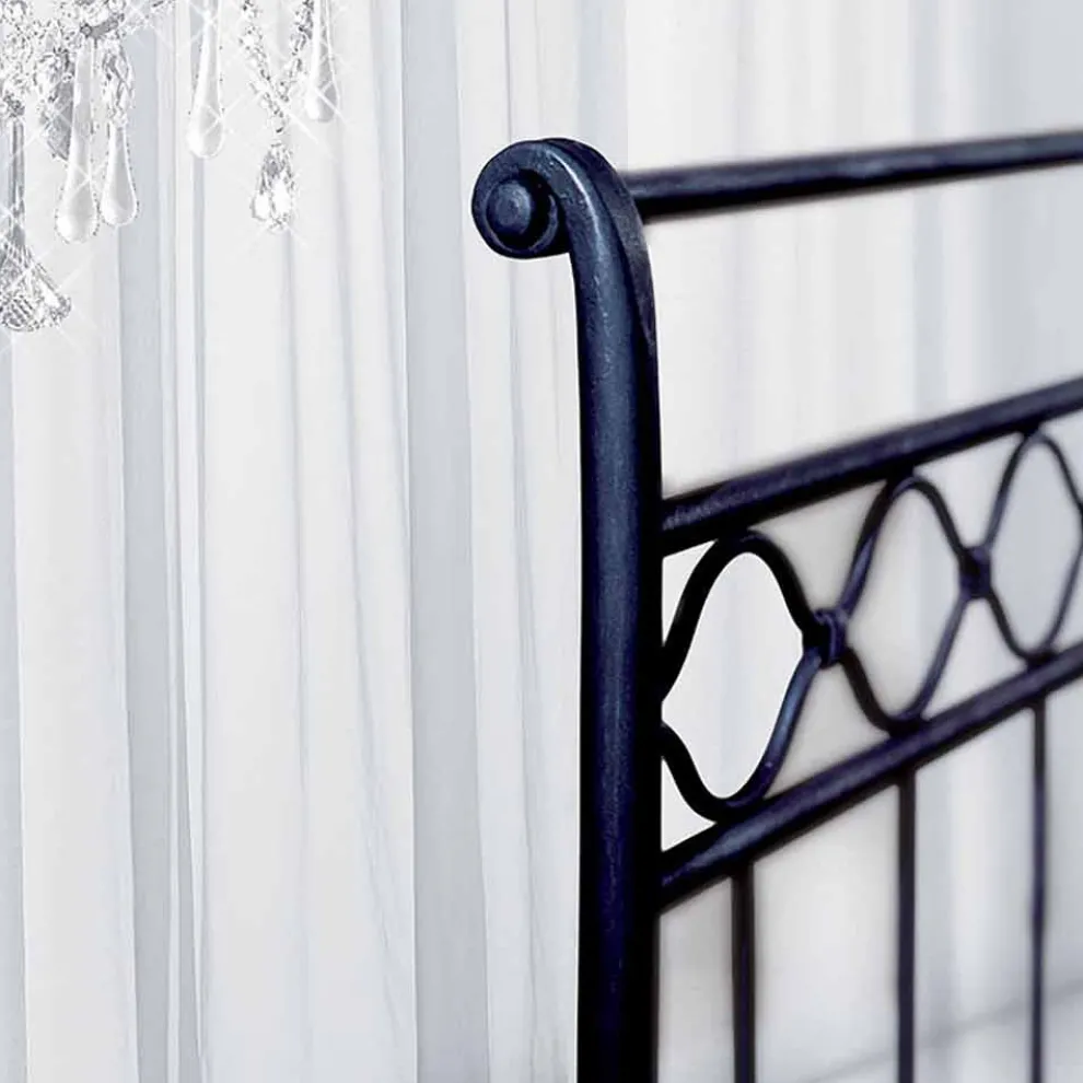 Efesto Einzelbett aus Schmiedeeisen in Design