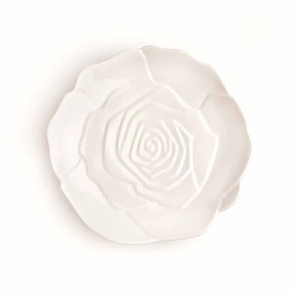 12 Stück Porzellan Elegante handdekorierte Gunstplatte - Rafiki