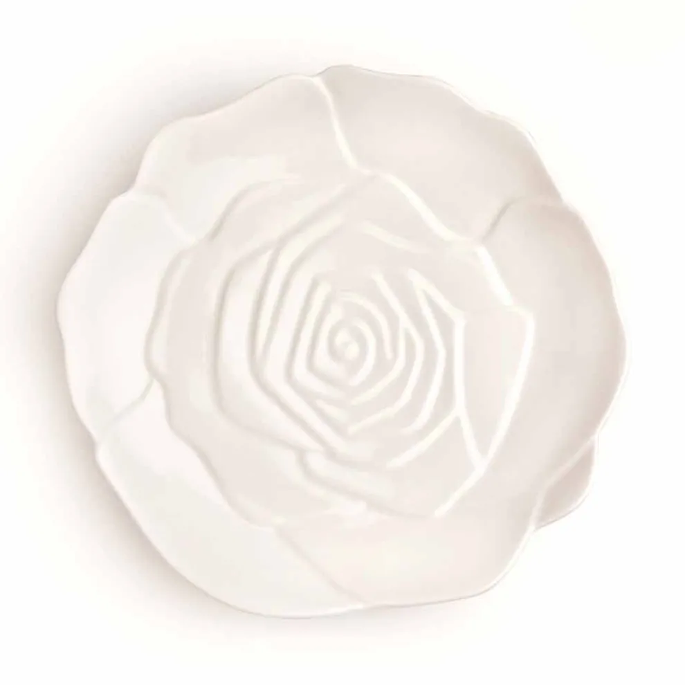 12 Stück Porzellan Elegante handdekorierte Gunstplatte - Rafiki