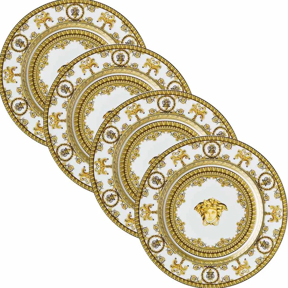 Rosenthal Versace I Love Baroque 4 Speiseteller Ø 18 cm - Barock