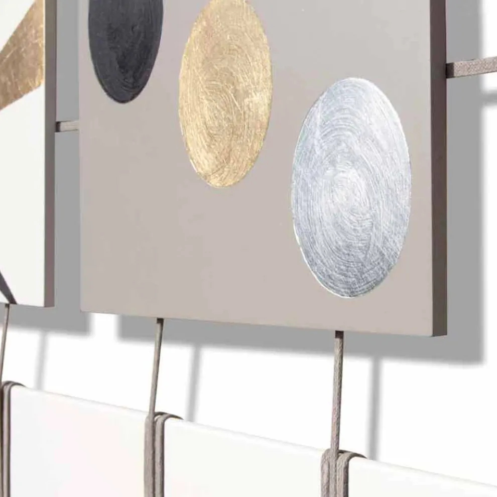 Abstraktes Bild in modernem Design aus MDF Made in Italy Craig