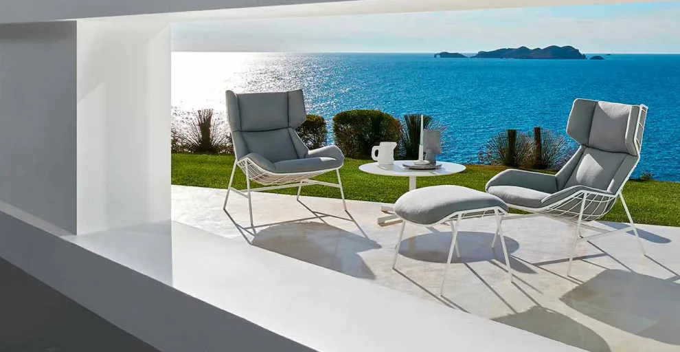 Bergere-Gartensessel in modernem Design Varaschin Summer Set