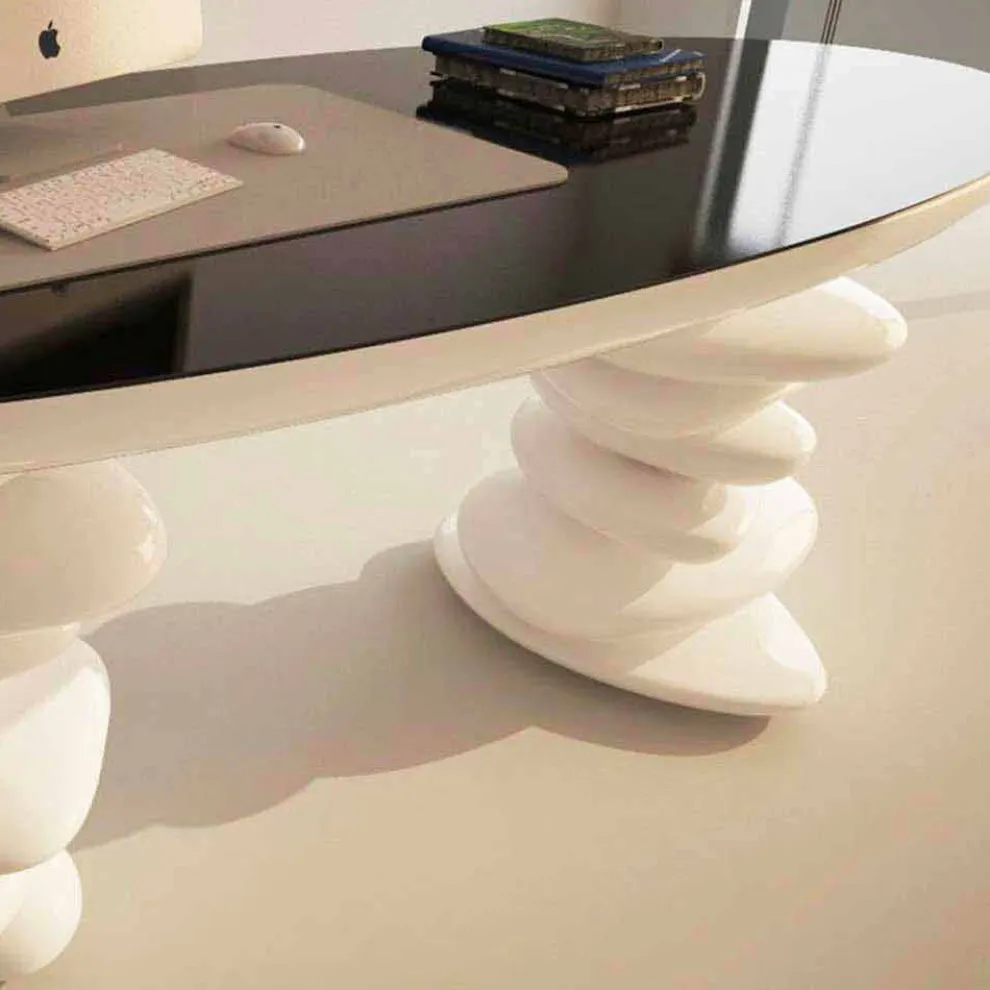 Schreibtisch in modernem Design Aldington von Hand hergestellt