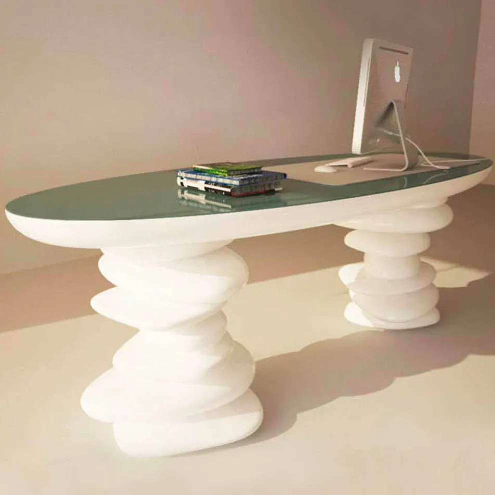 Schreibtisch in modernem Design Aldington von Hand hergestellt