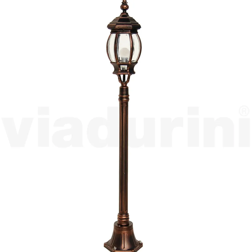 Aluminium-Gartenlampe im Vintage-Stil, hergestellt in Italien – Leona