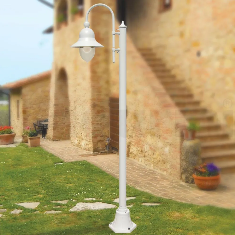 Außenlampe im Vintage-Stil aus Aluminium, hergestellt in Italien – Cassandra