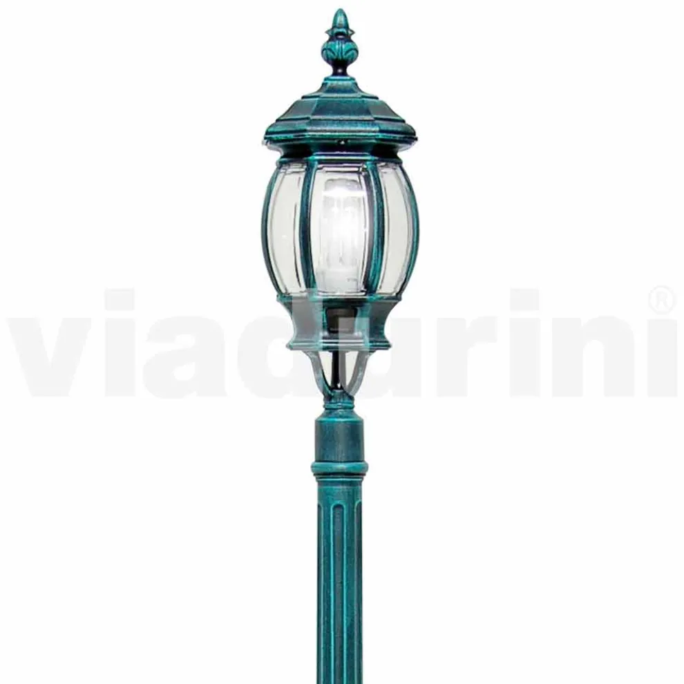 Außenlaternenpfahl aus Aluminiumdruckguss, made in Italy, Anika