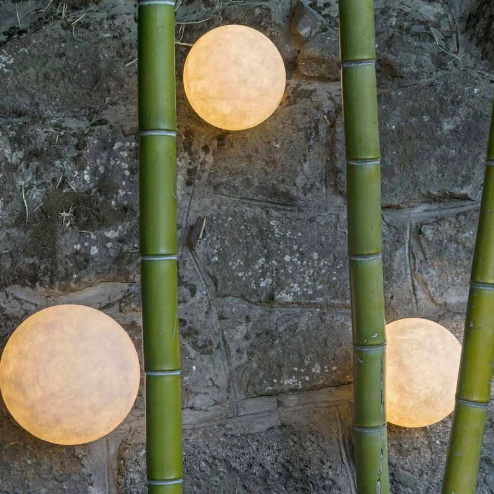 Außenleuchte für Wandmontage In-es.artdesign A. Moon Out in Nebulite