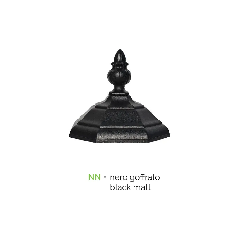 Außenstehlampe im Vintage-Stil aus Aluminium, hergestellt in Italien – Leona