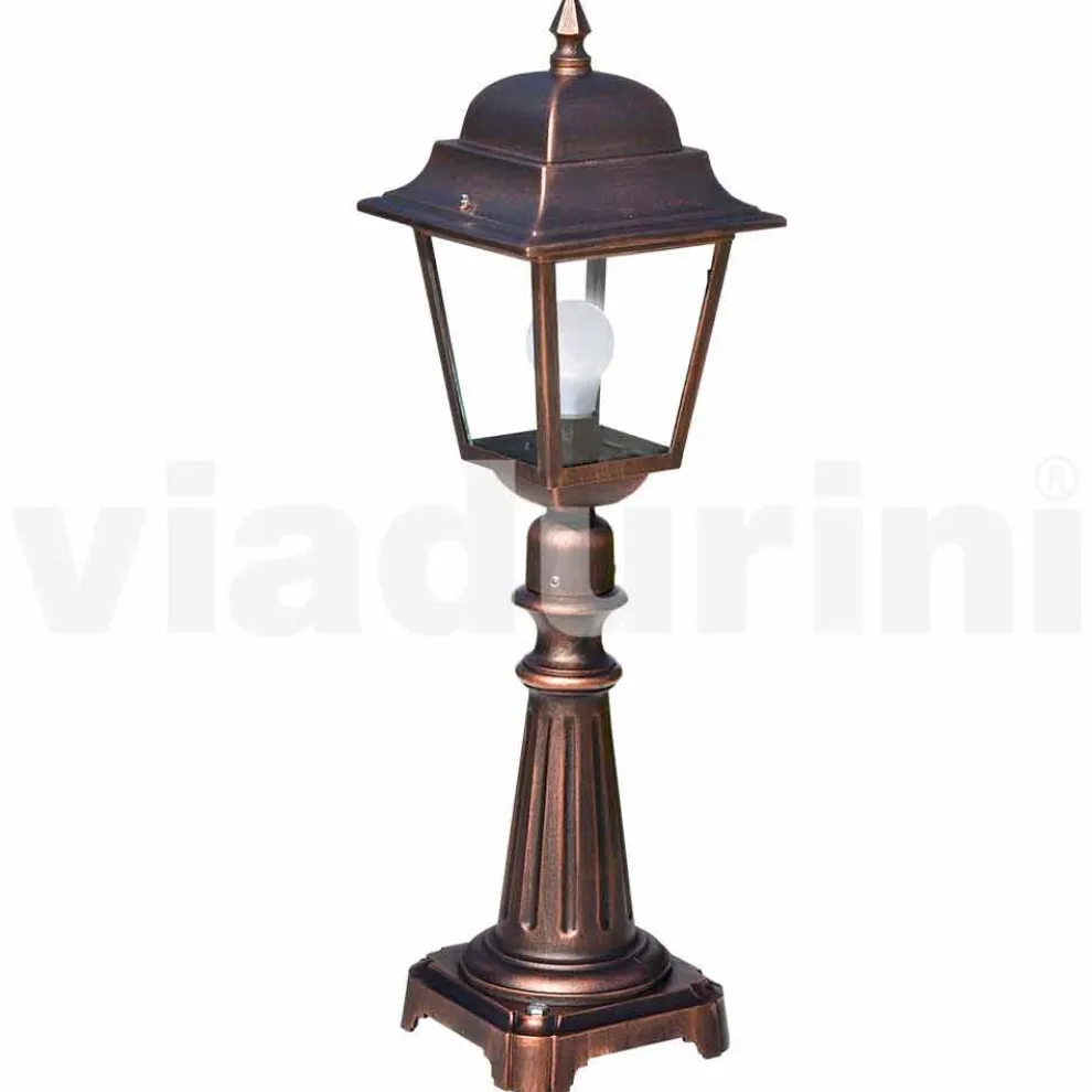 Außenstehleuchte aus Aluminium, hergestellt in Italien, Aquilina