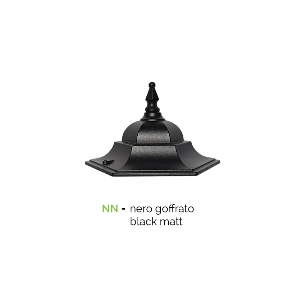 Außenwandleuchte aus Aluminium und Glas Made in Italy Vintage - Janira