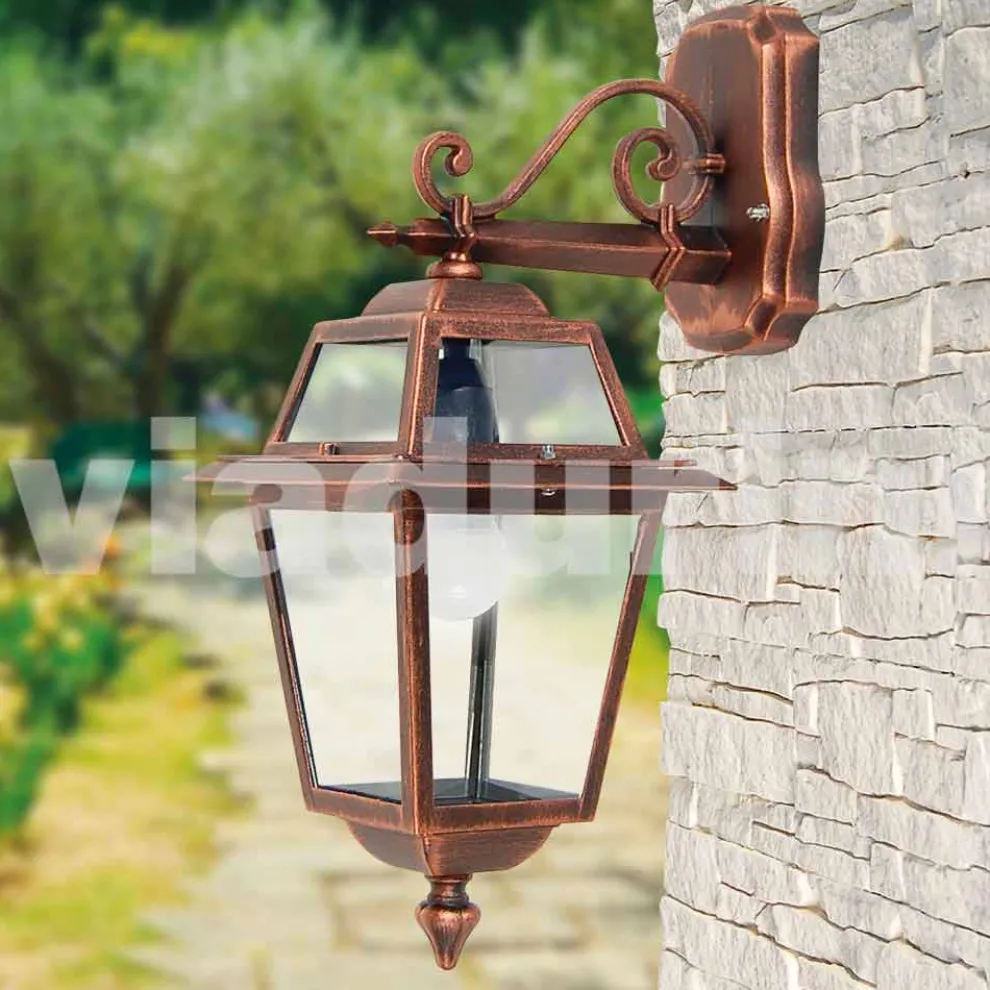 Außenwandleuchte aus Aluminium, made in Italy, Kristel