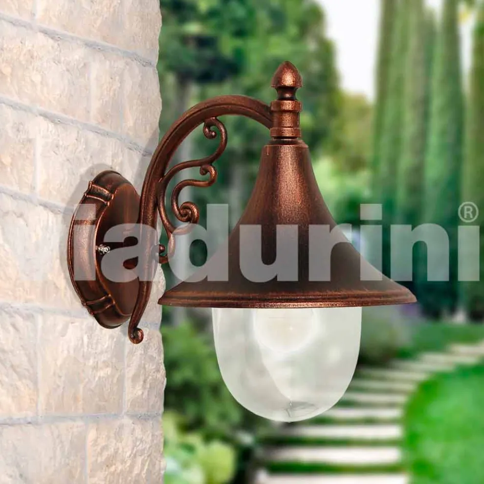 Außenwandleuchte aus Aluminiumdruckguss, made Italy, Anusca