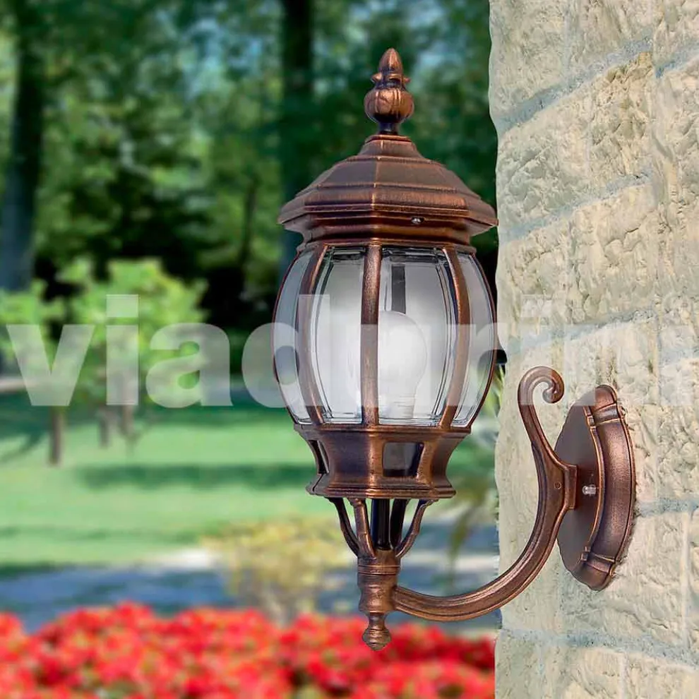 Außenwandleuchte aus Aluminium, hergestellt in Italien, Anika