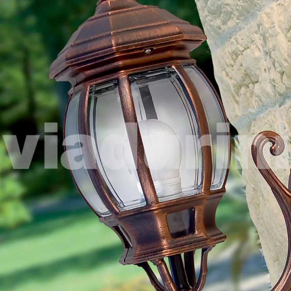 Außenwandleuchte aus Aluminium, hergestellt in Italien, Anika