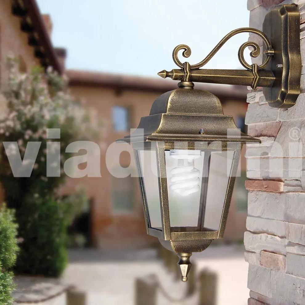 Außenwandleuchte aus Aluminium, hergestellt in Italien, Aquilina