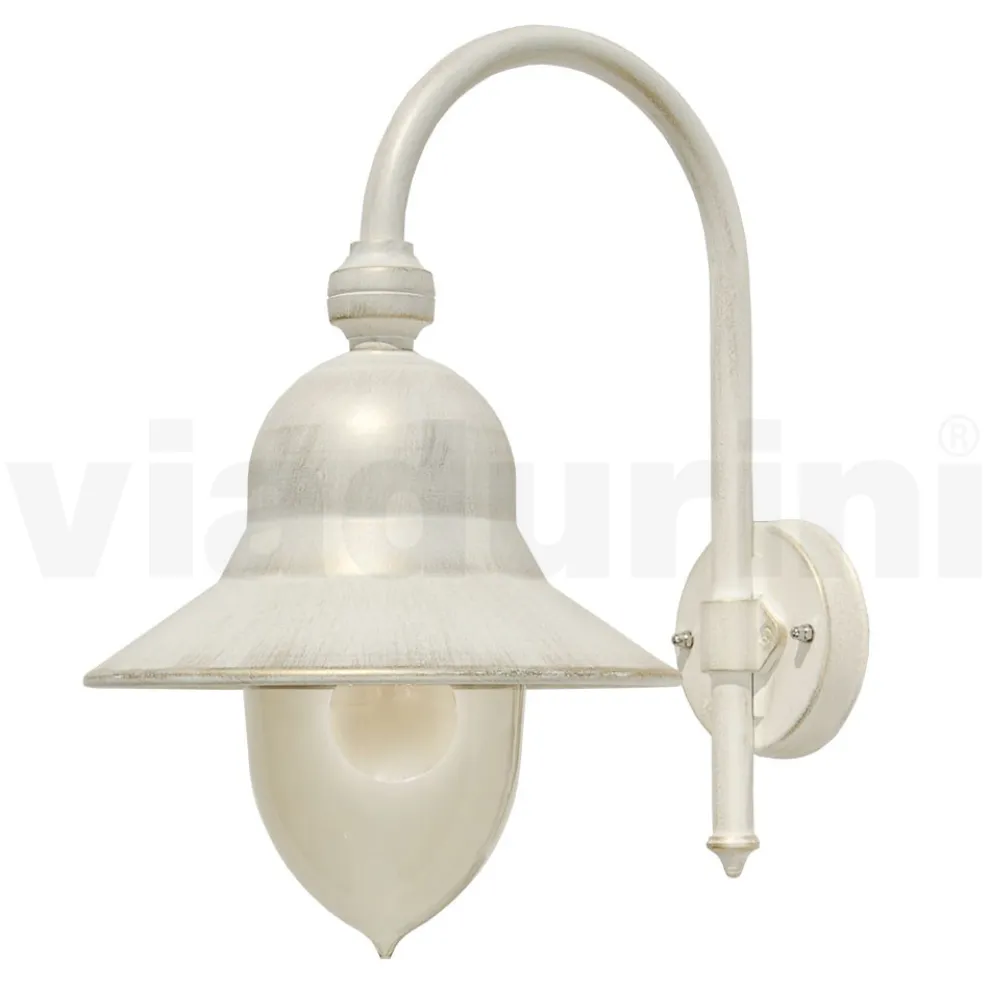 Außenwandleuchte im Vintage-Stil aus Aluminium, hergestellt in Italien – Cassandra