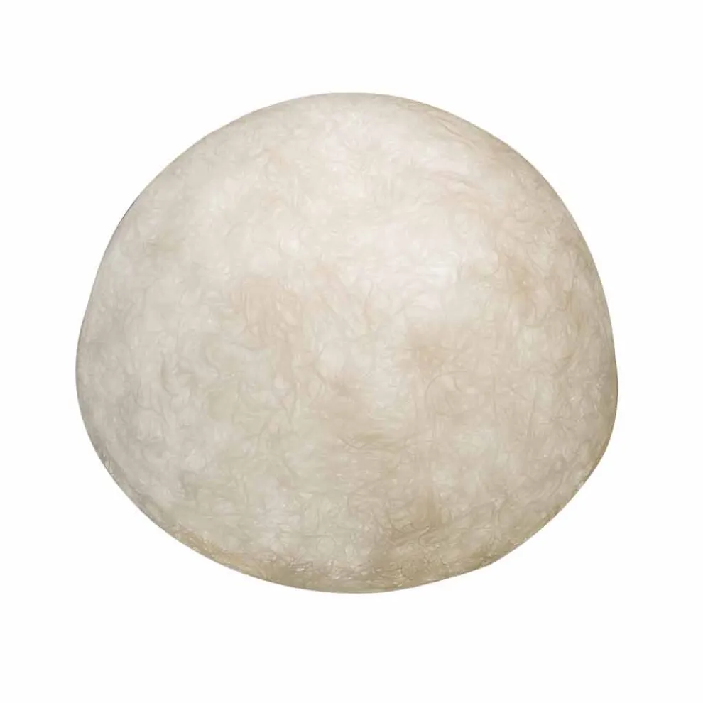 Außenwandleuchte In-es.artdesign Button Out in farbigem Nebulite